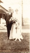 Karl and Alexina's wedding day (Bill's mom & dad)
